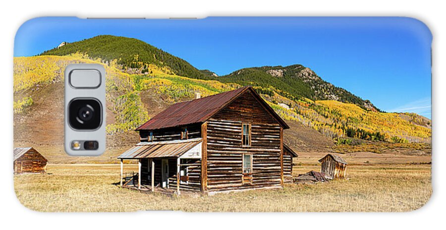 Aspens Galaxy Case featuring the photograph Autumn at Cold Springs Ranch 2 by Ron Long Ltd Photography