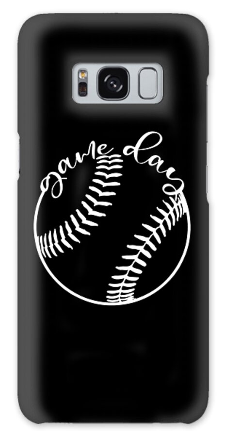 Game Day Galaxy Case featuring the drawing Baseball Game Day Shirt, Sports Shirt, Game Day Vibes, Sports Parent Shirt, Sports Mom Shirt, Sport #1 by Mounir Khalfouf
