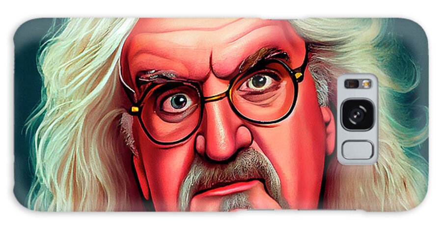 Billy Connolly Galaxy Case featuring the digital art Billy Connolly Art #1 by Tim Hill
