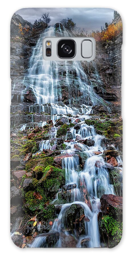 Utah Galaxy Case featuring the photograph Bridal Veil Falls, Utah #1 by Michael Ash