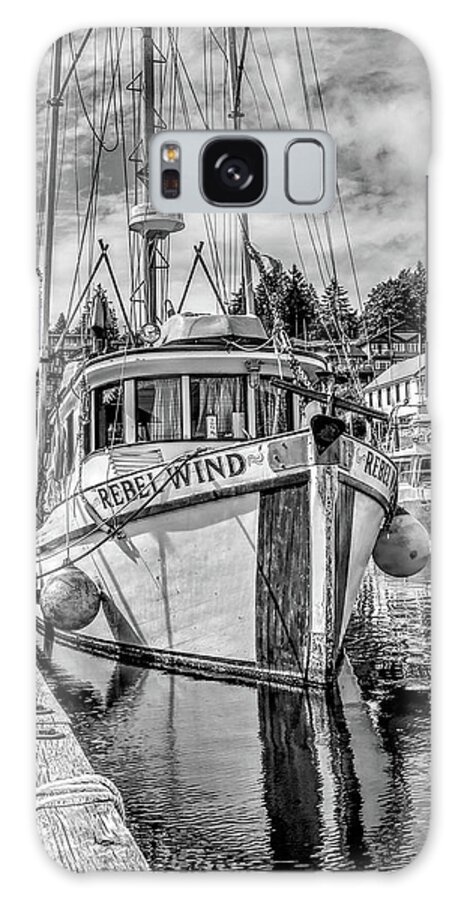 Harbor Galaxy Case featuring the photograph Docked #2 by Randall Dill