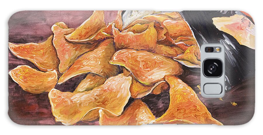 Snack Galaxy Case featuring the painting Doritos #1 by Nik Helbig