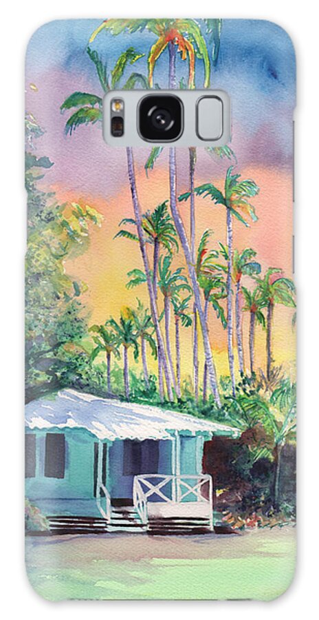 Kauai Galaxy Case featuring the painting Dreams of Kauai #1 by Marionette Taboniar