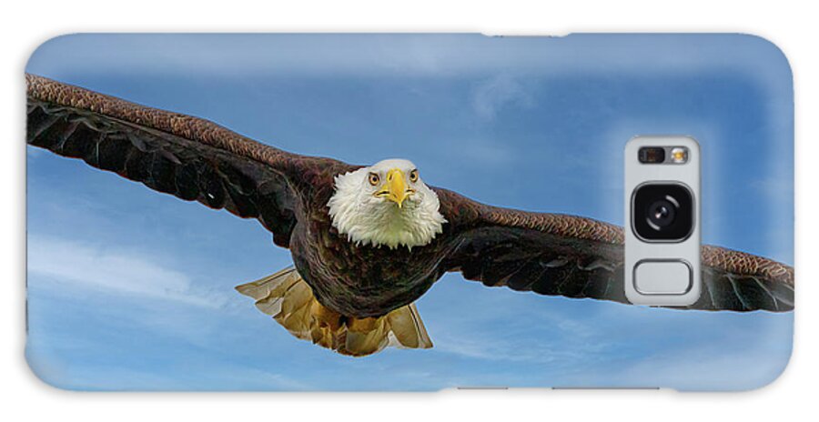 Eagle Galaxy Case featuring the photograph Eye on You #1 by Les Greenwood