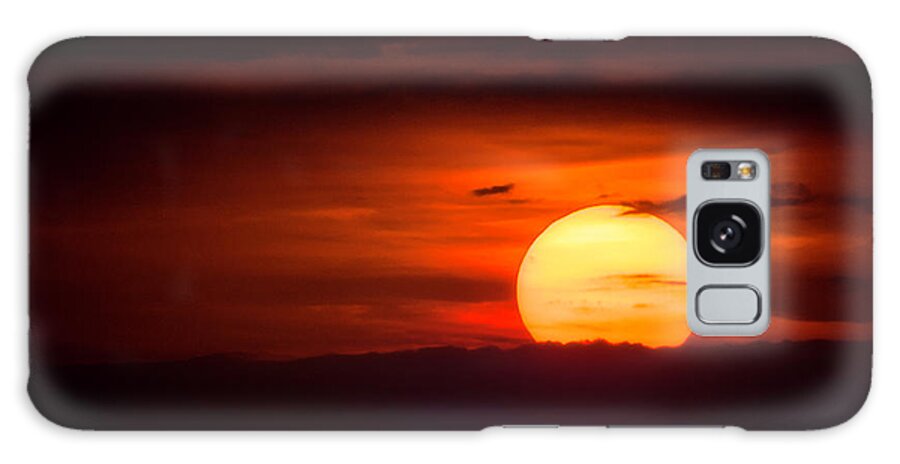 Sunset Galaxy Case featuring the photograph Italian Sunset 2 by Wolfgang Stocker