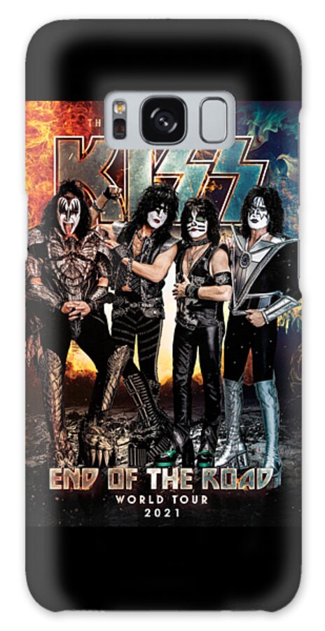 Kiss End Of The Road World Tour 2021 Galaxy Case featuring the digital art Kiss End Of The Road World Tour 2021 My12 #1 by Maimunah Yolanda