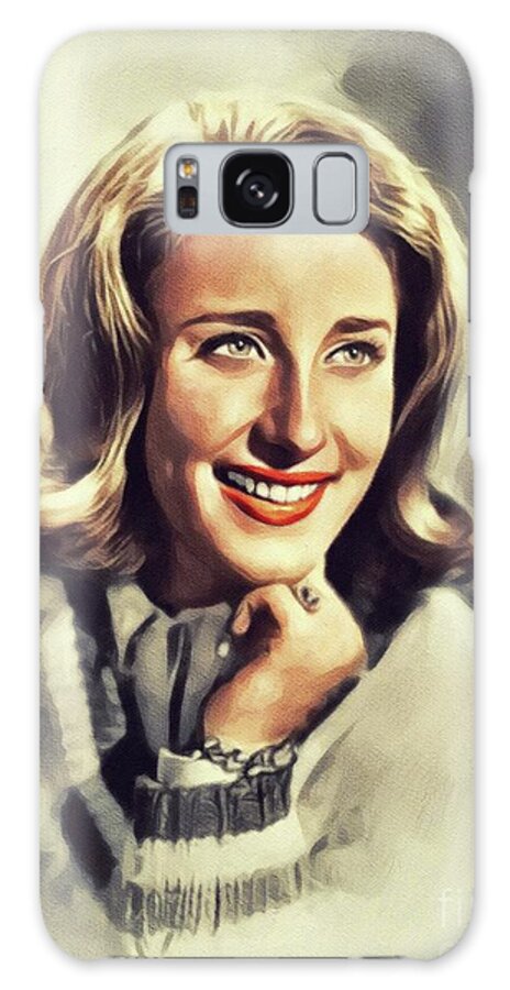 Lesley Galaxy Case featuring the painting Lesley Gore, Music Legend #1 by Esoterica Art Agency