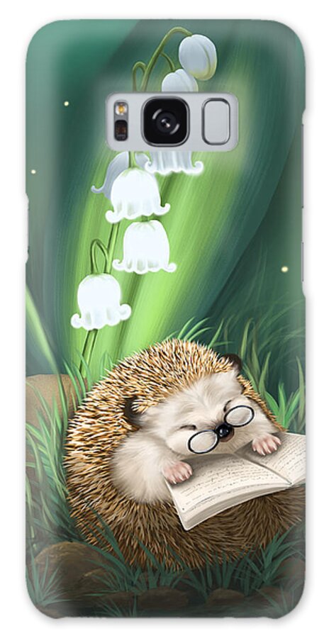 Hedgehog Galaxy Case featuring the painting Magic night #1 by Veronica Minozzi