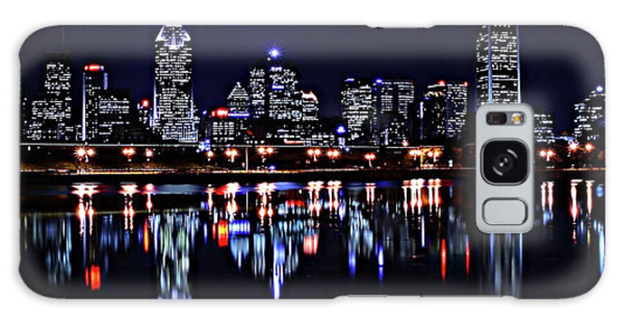  Montreal Galaxy Case featuring the photograph Montreal Skyline by night by Frederic Bourrigaud