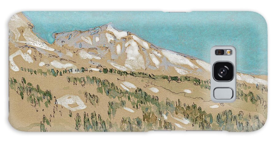 Childe Hassam Galaxy Case featuring the painting Mount Hood, Oregon #1 by Childe Hassam