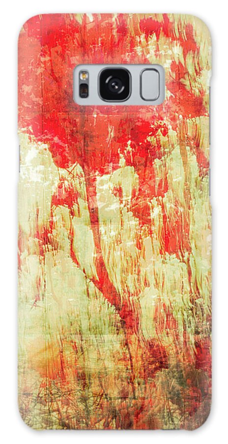 Autumn Galaxy Case featuring the photograph Mountain Ash Tree ICM Composite #3 by Dutch Bieber