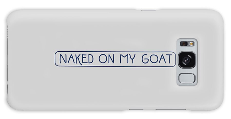 Louise Brooks Official Galaxy Case featuring the digital art Naked on My Goat #1 by Louise Brooks