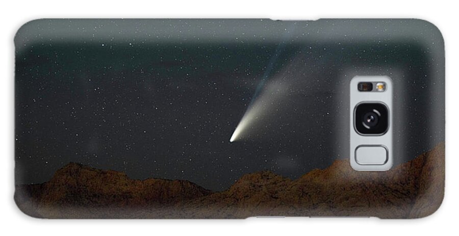 Neowise Comet Snow Canyon State Park Utah Galaxy Case featuring the photograph NEOWISE Comet by Ron Woodbury