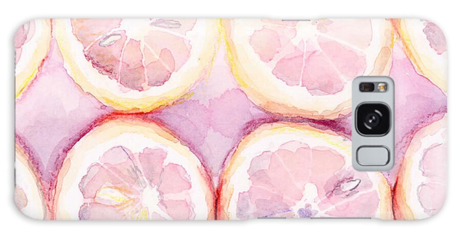 Pink Galaxy Case featuring the painting Pink Lemonade #1 by Arleana Holtzmann