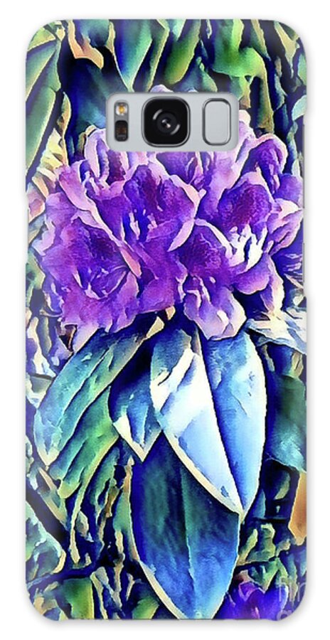 Hydrangea Galaxy Case featuring the digital art Purple Passion #2 by Eileen Kelly