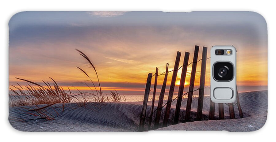Beach Galaxy Case featuring the photograph Sand Dune Sunset #1 by John Randazzo