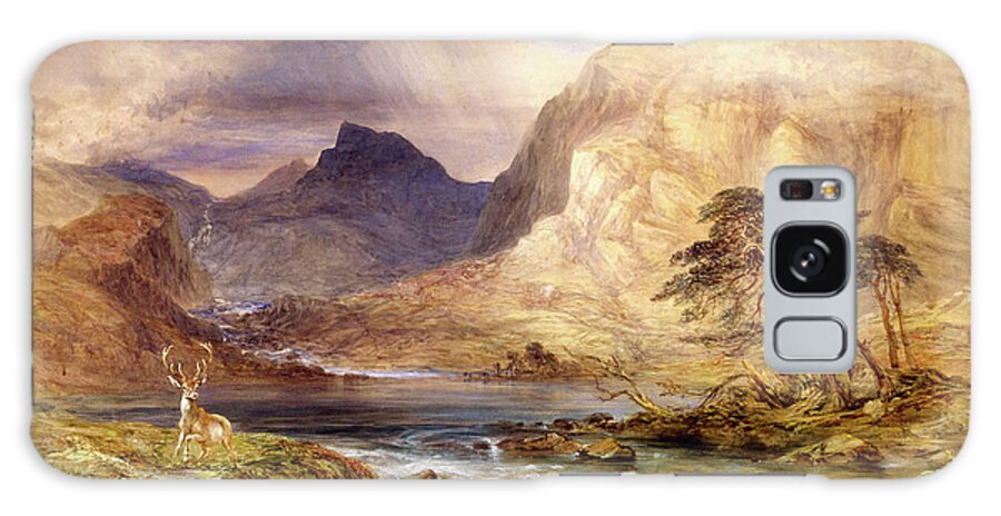 Brodick Galaxy Case featuring the painting Scotland #1 by Long Shot