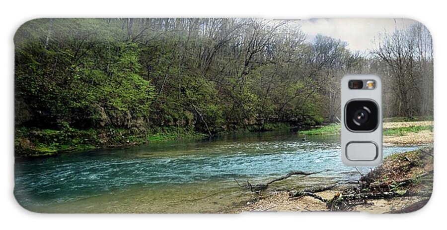 Current River Galaxy Case featuring the photograph Spring On The Upper Current River #1 by Marty Koch