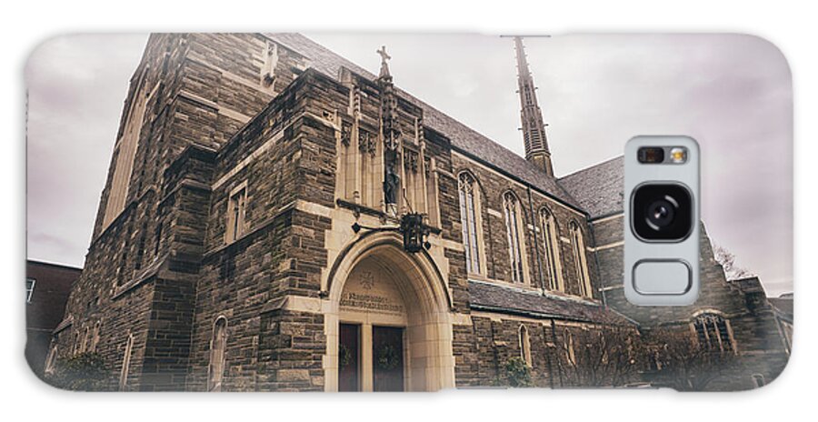 Afternoon Galaxy Case featuring the photograph St Johns Lutheran Church in Allentown #1 by Jason Fink