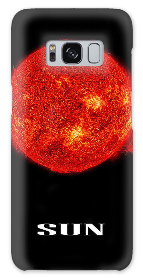 Alien Galaxy Case featuring the digital art The Sun #1 by Manjik Pictures