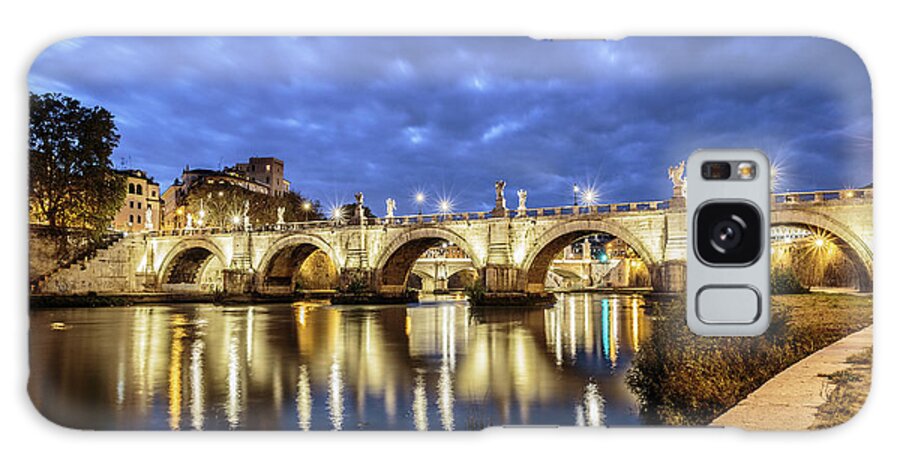 Rima Galaxy Case featuring the photograph Tiber River in Rome, Italy #1 by Fabiano Di Paolo