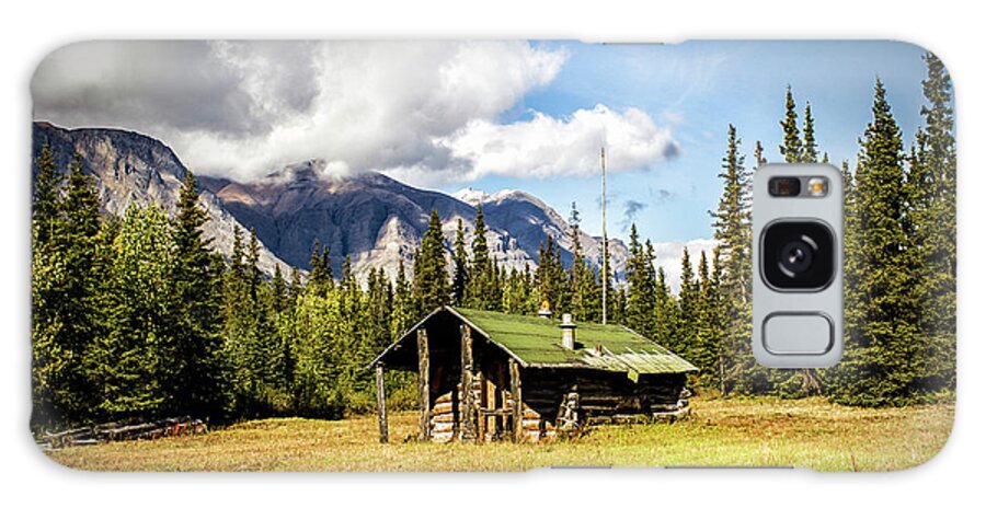 Alaska Galaxy Case featuring the photograph Trapping Cabin by Fred Denner