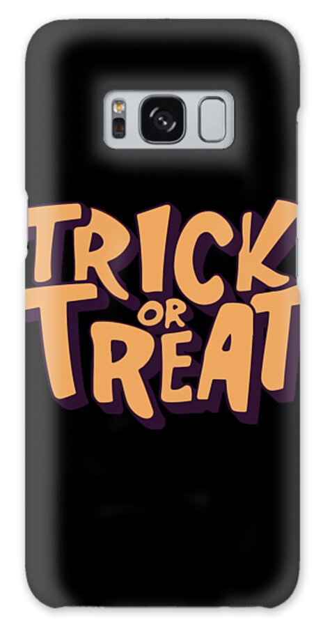Halloween Galaxy Case featuring the digital art Trick or Treat Halloween #1 by Flippin Sweet Gear