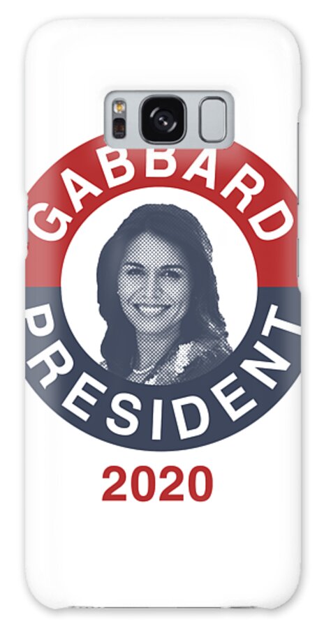 Election Galaxy Case featuring the digital art Tulsi Gabbard for President 2020 #1 by Flippin Sweet Gear