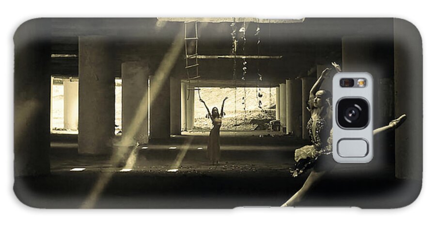 Dancer Galaxy Case featuring the photograph Urban Ballet broken dream art #3 by Pradeep Raja PRINTS
