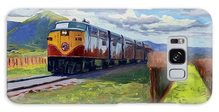 Wine Train Galaxy Case featuring the painting Wine Train #1 by Shawn Smith