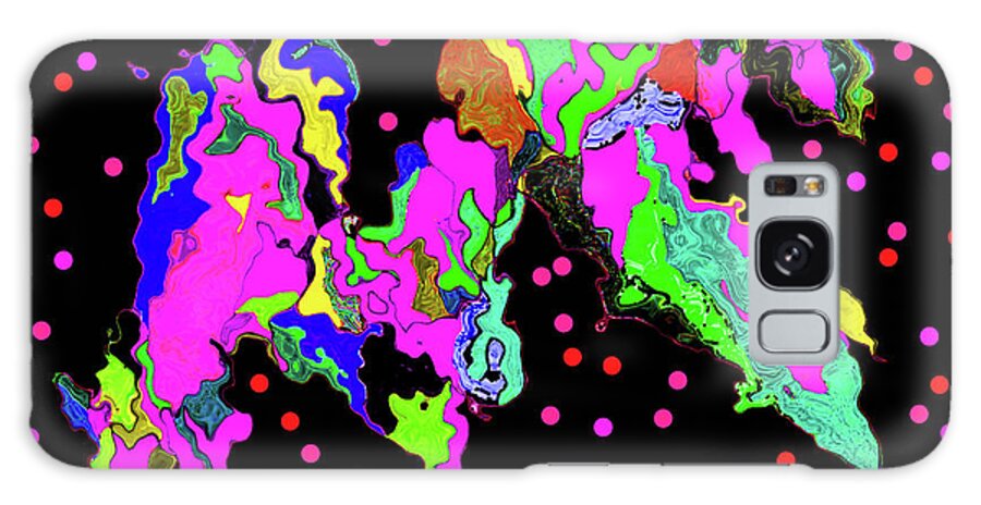 Walter Paul Bebirian: The Bebirian Art Collection Galaxy Case featuring the digital art 12-23-2011labcd by Walter Paul Bebirian