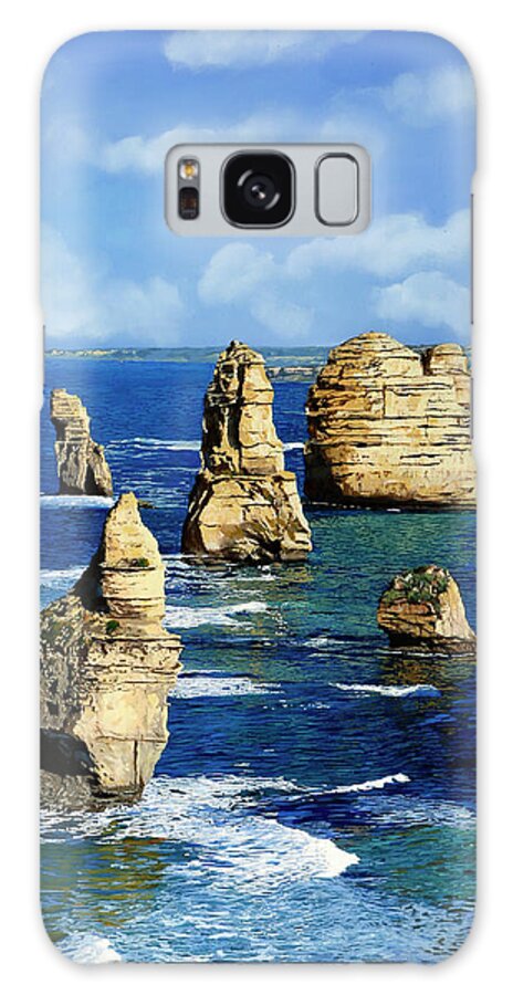 12 Apostles Galaxy Case featuring the painting 12 Apostoli by Guido Borelli