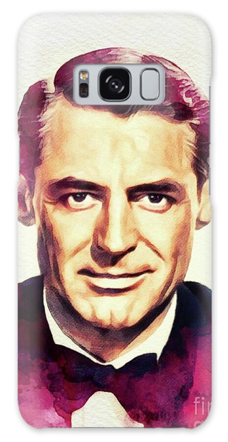Cary Galaxy Case featuring the painting Cary Grant, Hollywood Legend #13 by Esoterica Art Agency