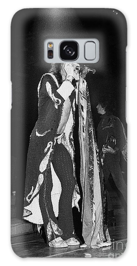 Singing Galaxy Case featuring the photograph Steven Tyler - Aerosmith #14 by Concert Photos