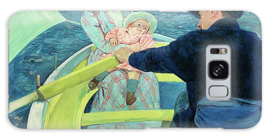 Figurative Galaxy Case featuring the painting The Boating Party #16 by Mary Cassatt