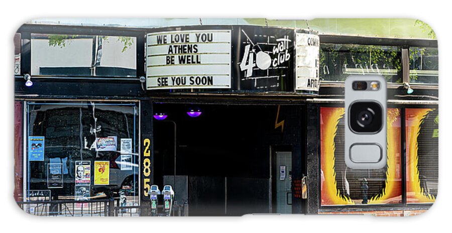 Architecture Galaxy Case featuring the photograph 40 Watt Club Marquee - Downtown Athens GA #2 by Sanjeev Singhal