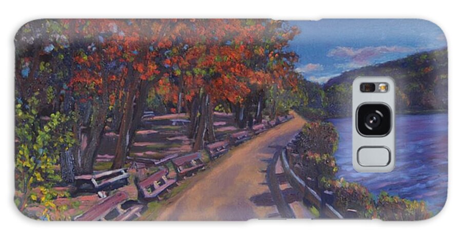 Park Galaxy Case featuring the painting Bear Mountain #2 by Beth Riso