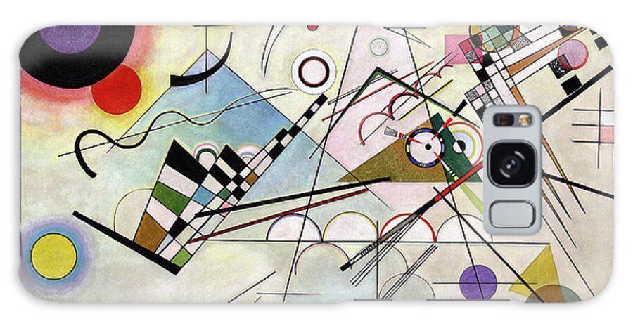 Abstract Galaxy Case featuring the painting Composition 8 by Wassily Kandinsky
