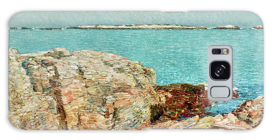 Childe Hassam Galaxy Case featuring the painting Duck Island #2 by Childe Hassam