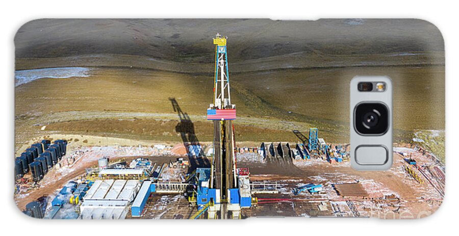 Oil Galaxy Case featuring the photograph Fracking #2 by Jim West