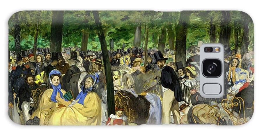 Museum Galaxy Case featuring the painting Music in the Tuileries #2 by Edouard Manet
