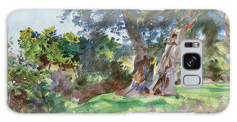 Landscape Galaxy Case featuring the painting Olive Trees, Corfu #3 by John Singer Sargent