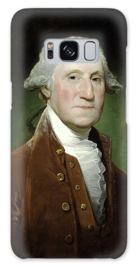 George Washington Galaxy Case featuring the painting President George Washington by War Is Hell Store