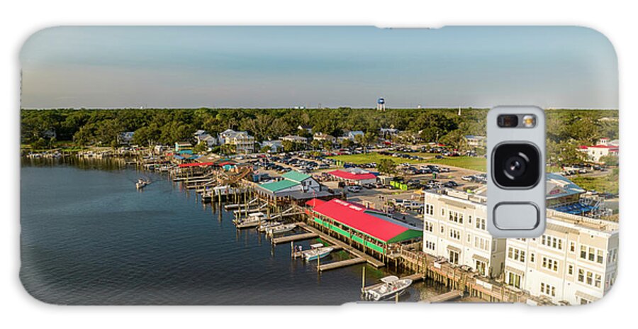 Aerial Galaxy Case featuring the photograph Southport, NC #2 by Dave Guy