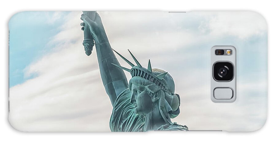 America Galaxy Case featuring the photograph The Statue of Liberty #2 by Manjik Pictures