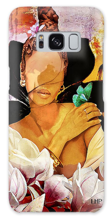 Woman Galaxy Case featuring the digital art Untitled #3 by Lynda Payton