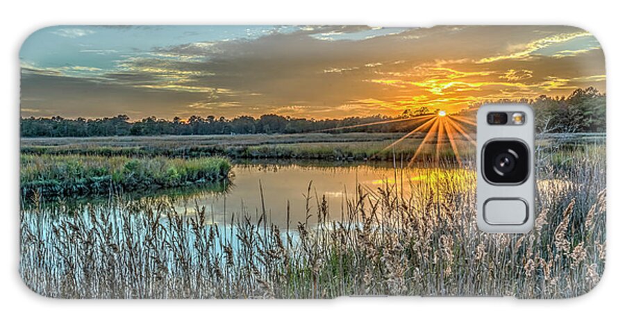 Wythe Creek Sunset Galaxy Case featuring the photograph Wythe Creek Sunset #2 by Jerry Gammon