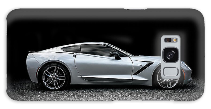 Corvette Galaxy Case featuring the digital art 2014 Corvette Stingray by Douglas Pittman
