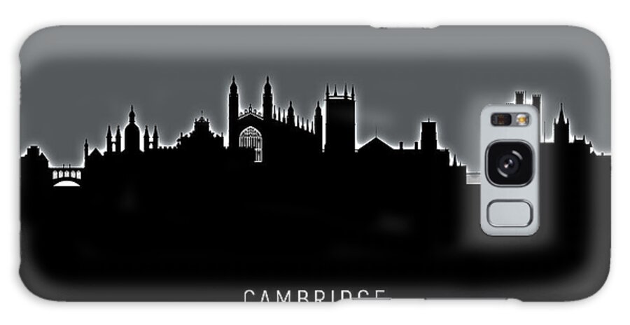 Cambridge Galaxy Case featuring the digital art Cambridge England Skyline #21 by Michael Tompsett