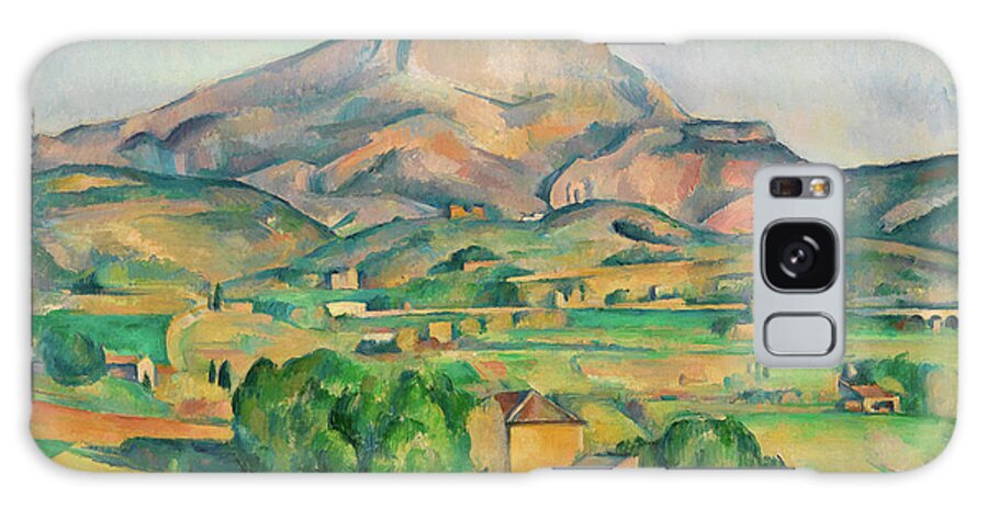 Mont Sainte-victoire Galaxy Case featuring the painting Mont Sainte-Victoire #21 by Paul Cezanne